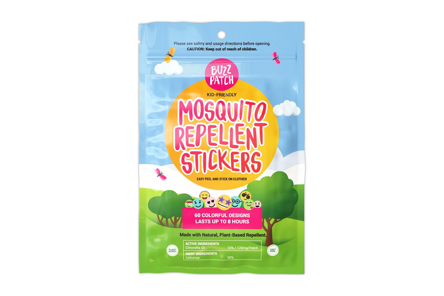 BuzzPatch Mosquito Repellent Patches**