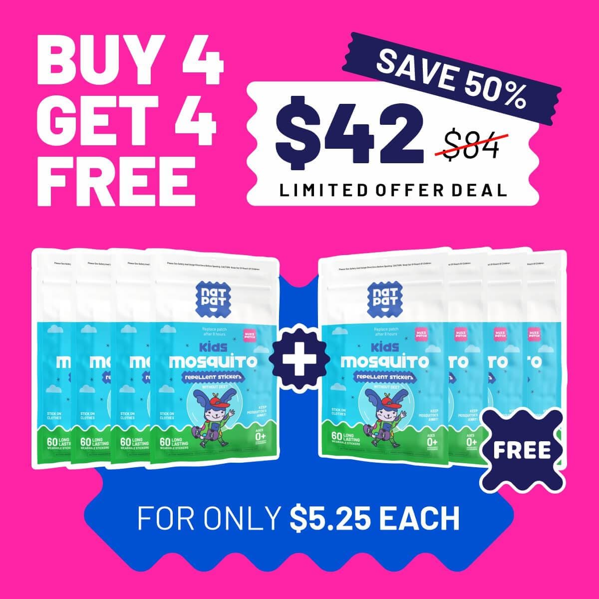 BuzzPatch - Mosquito Patches For Kids (Exclusive Offer)