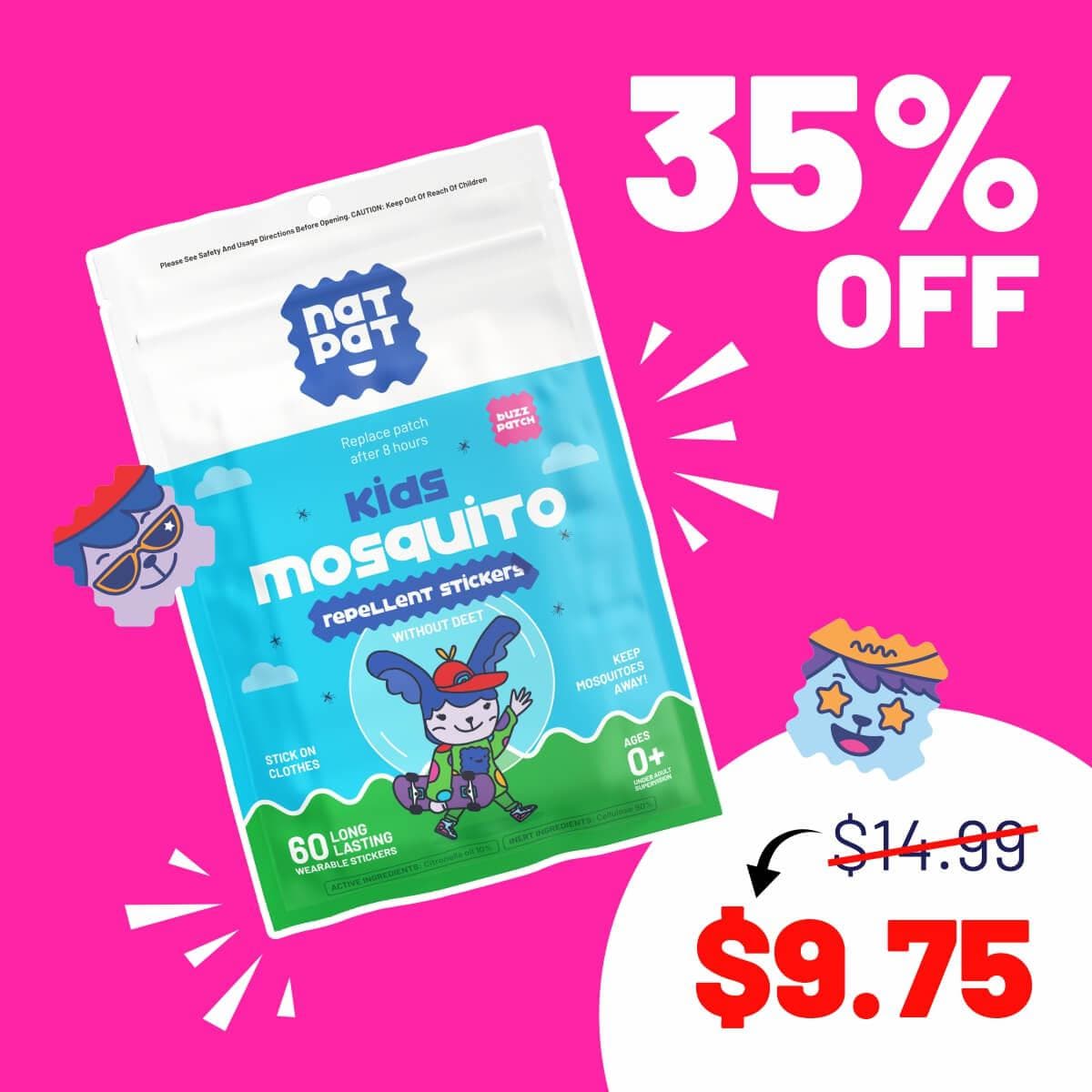 BuzzPatch - Mosquito Patches For Kids (Exclusive Offer)