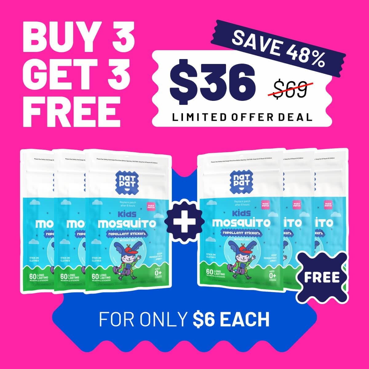 BuzzPatch - Mosquito Patches For Kids (Exclusive Offer)