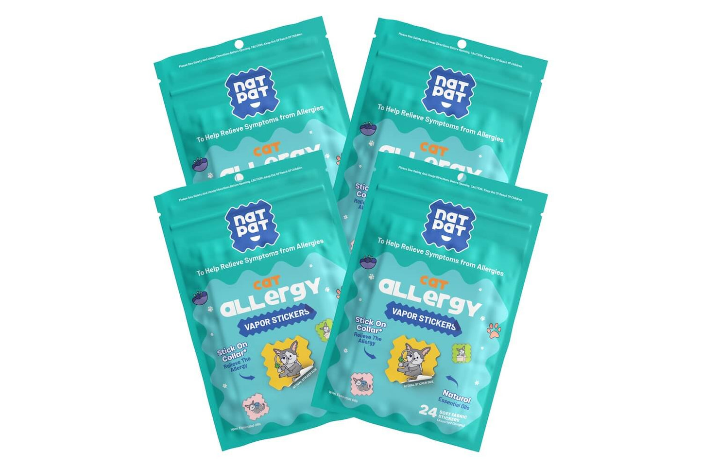 Cat Allergy Vapor Stickers