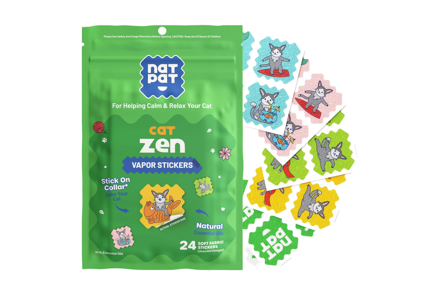 Cat Zen Stickers