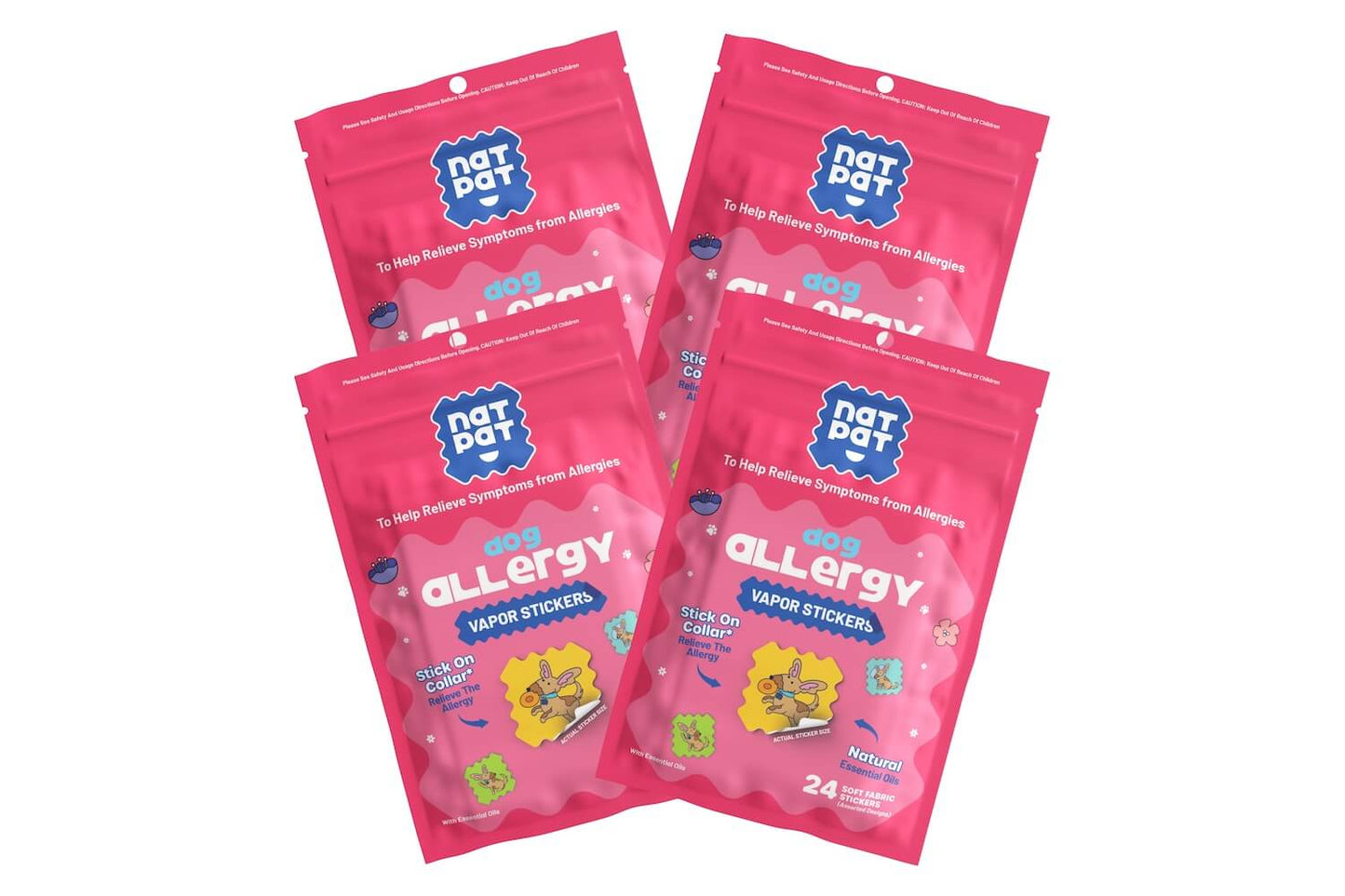Dog Allergy Vapor Stickers