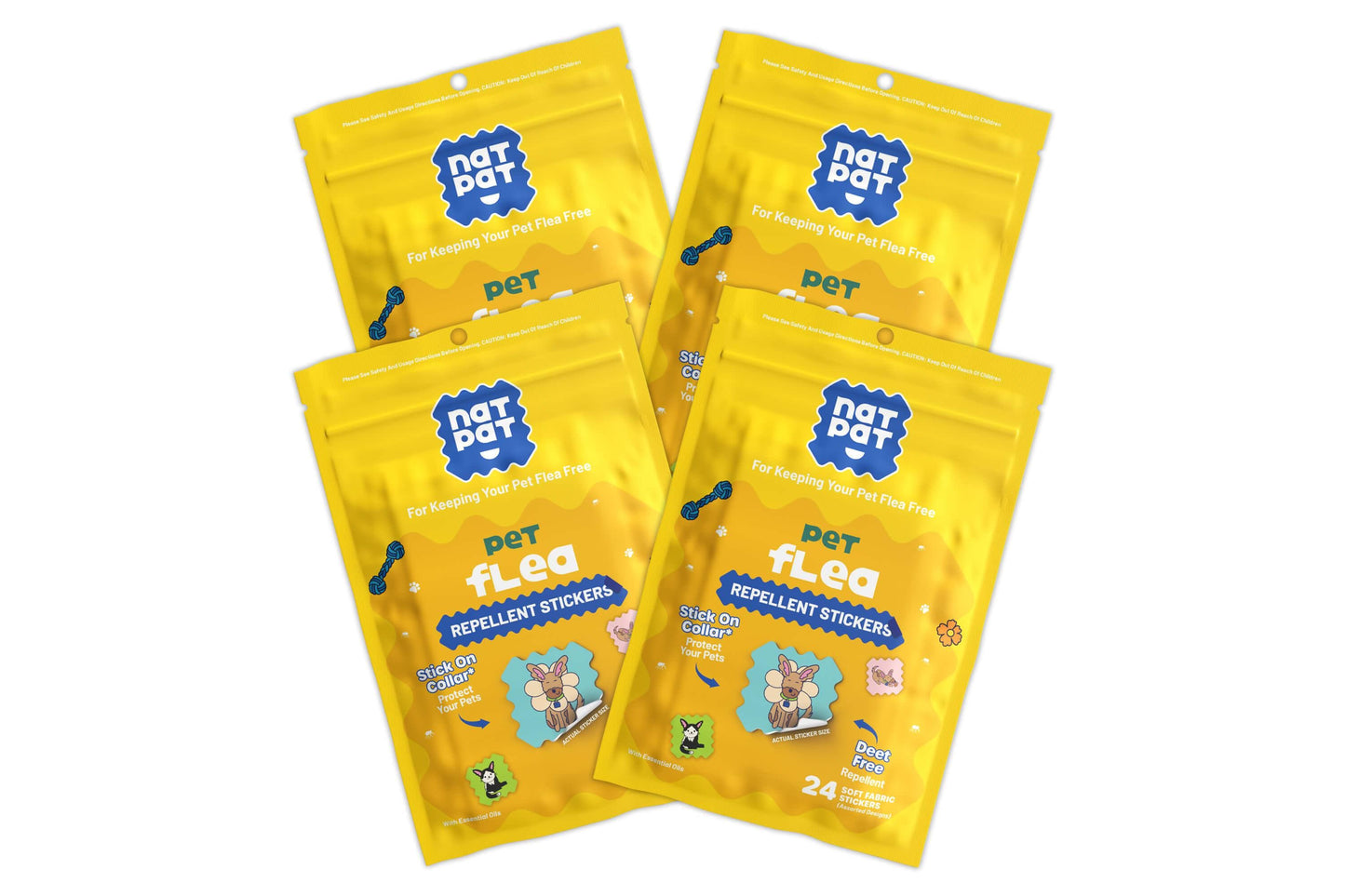 Pet Flea Repellent Stickers