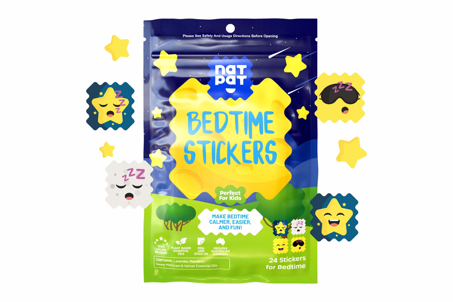 SleepyPatch - Sleep Promoting Stickers AP
