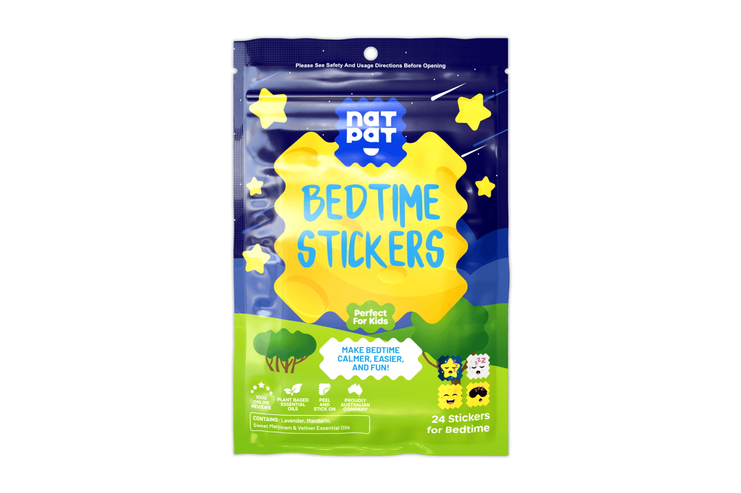 SleepyPatch - Sleep Promoting Stickers AP