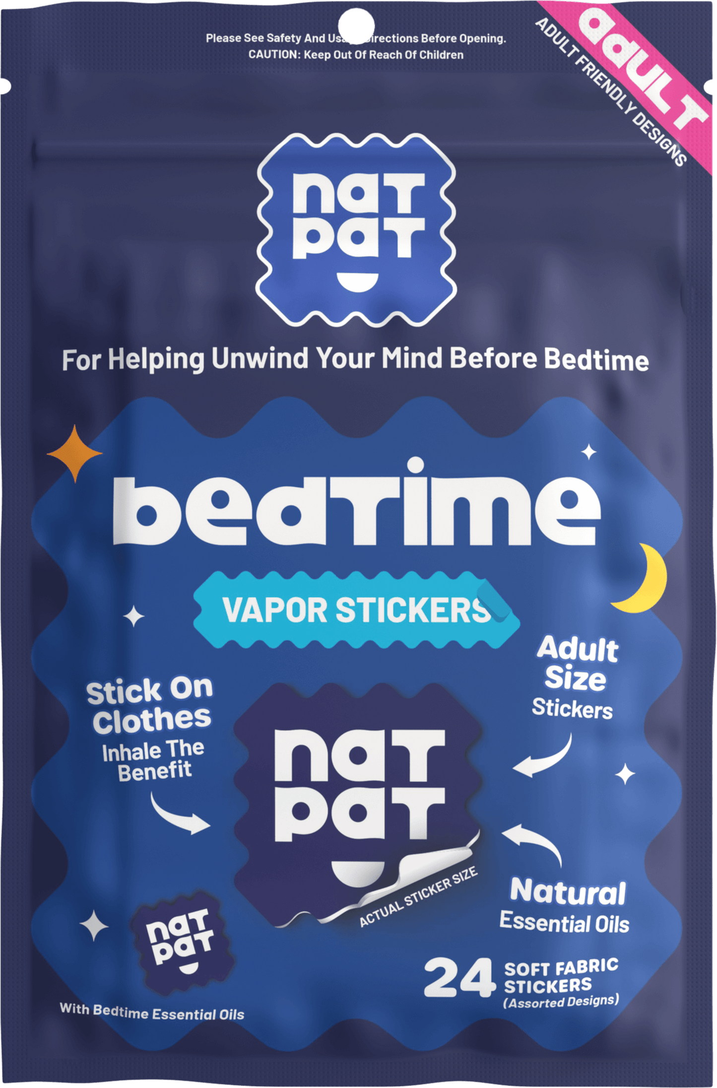 Bedtime Stickers for Adults