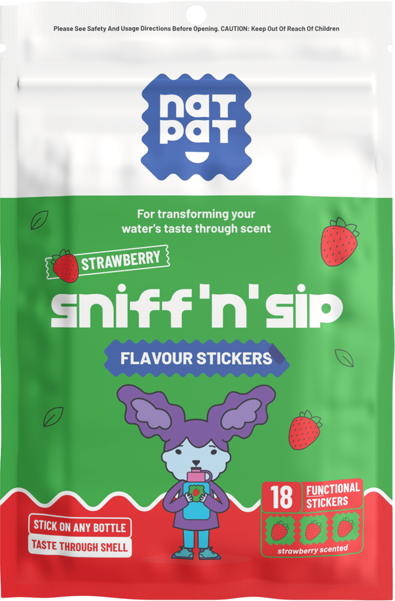 Sniff 'n' Sip Flavour Stickers