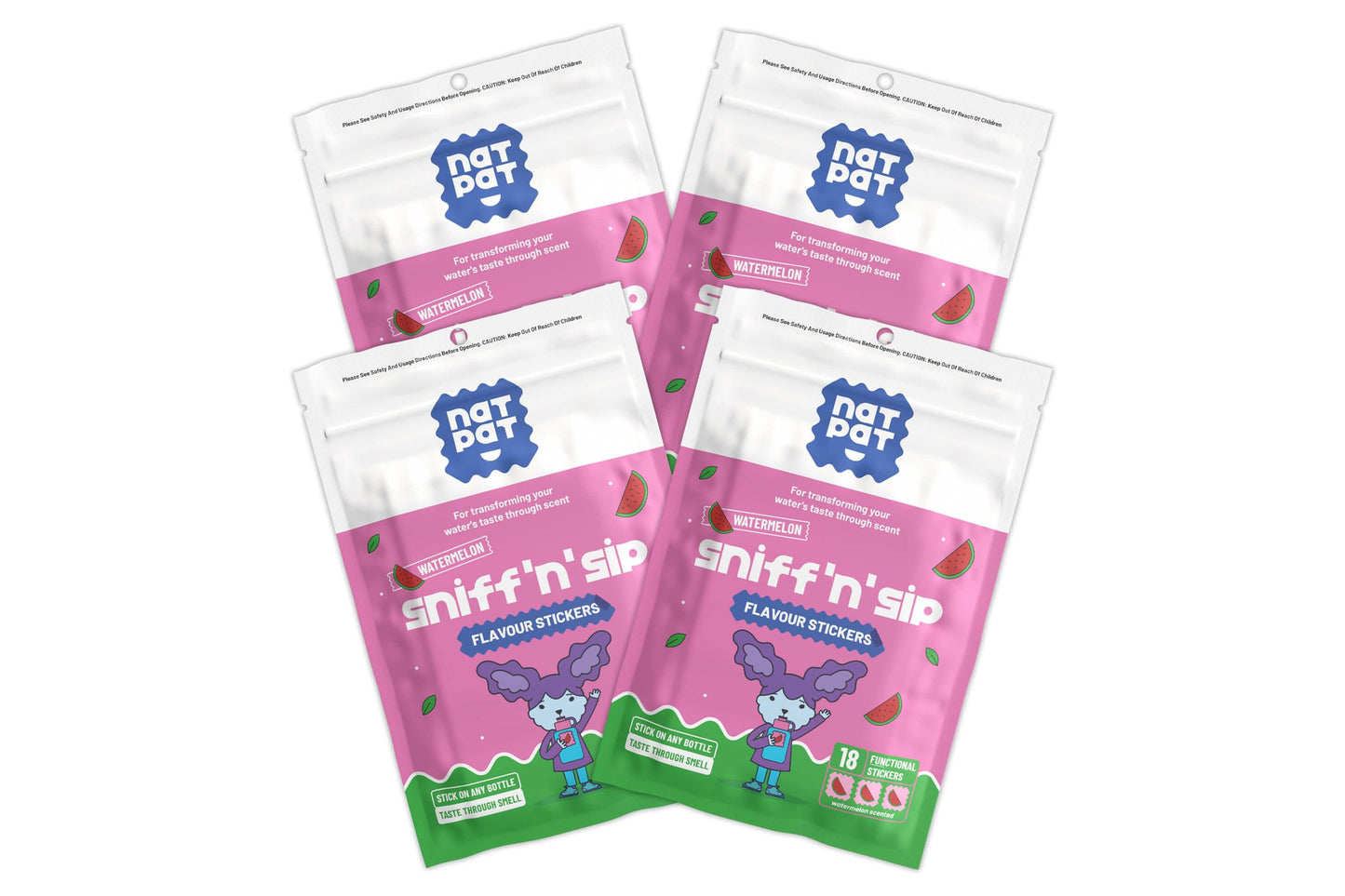Sniff 'n' Sip Flavour Stickers