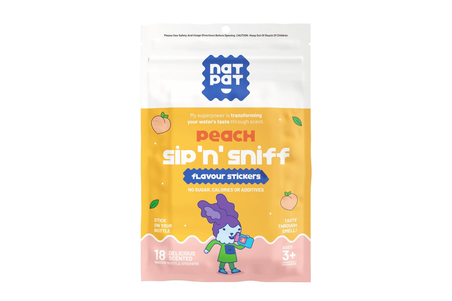 Sniff 'n' Sip Flavour Stickers