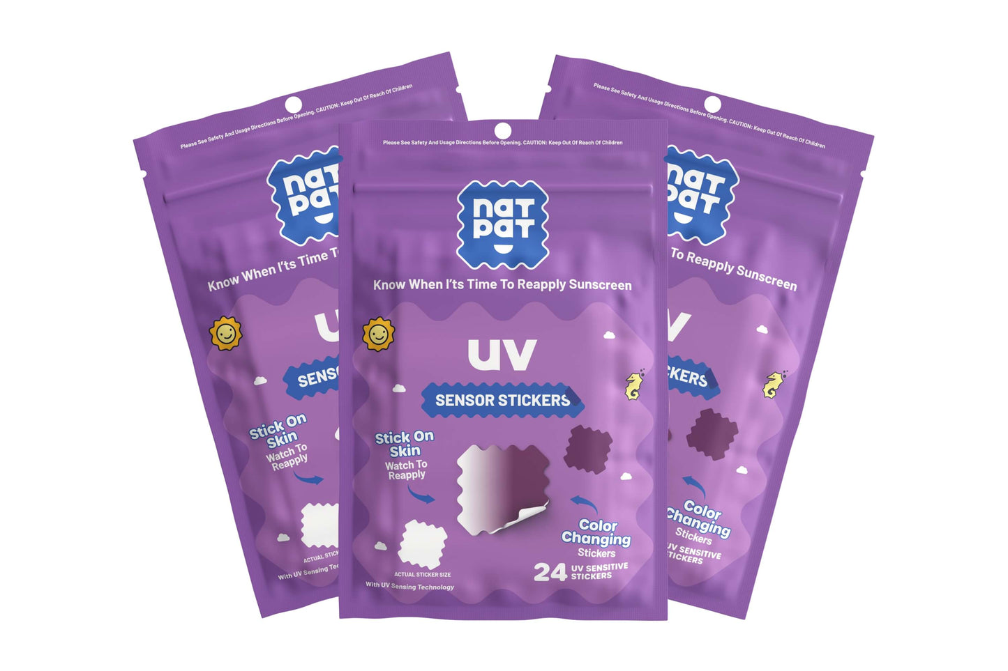 SunnyPatch UV-Detecting Stickers
