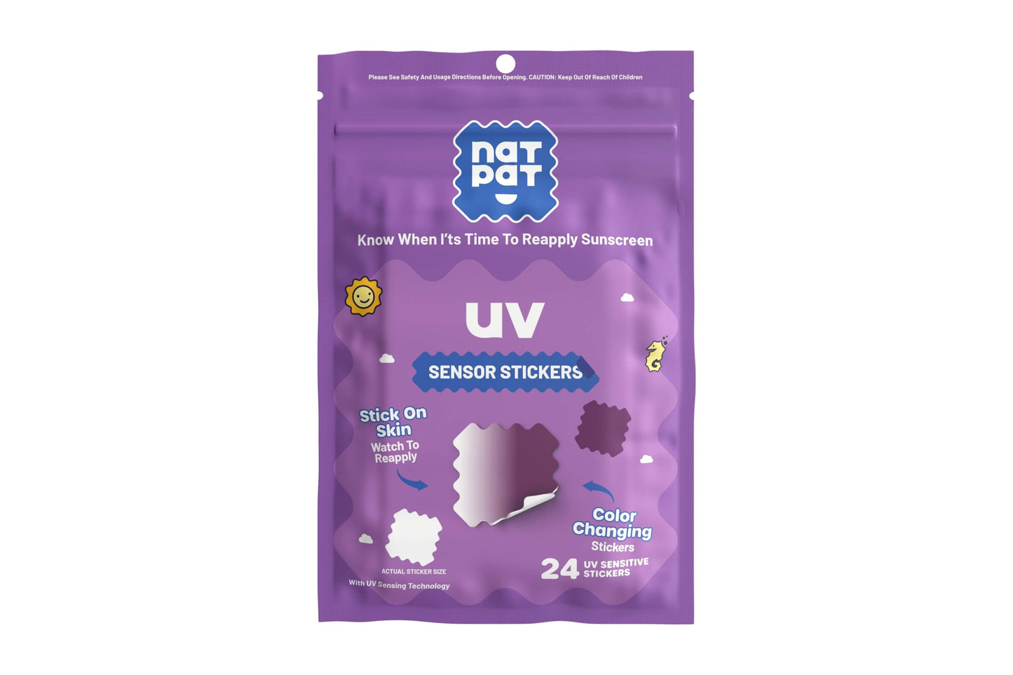 SunnyPatch UV-Detecting Stickers