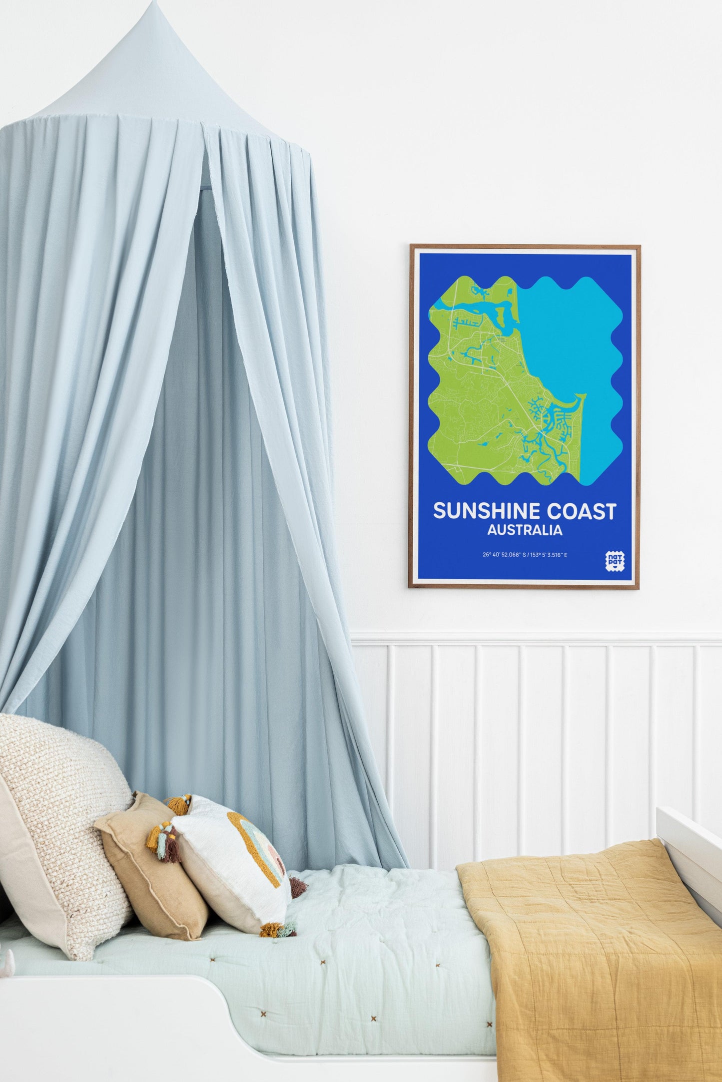 NATPAT Digital Map Art Poster