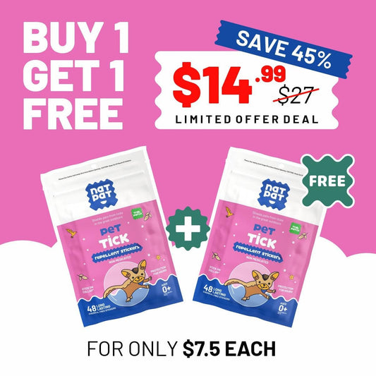 Pet Tick - Repellent Stickers (Exclusive Offer)