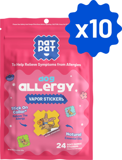 Dog Allergy Vapor Stickers