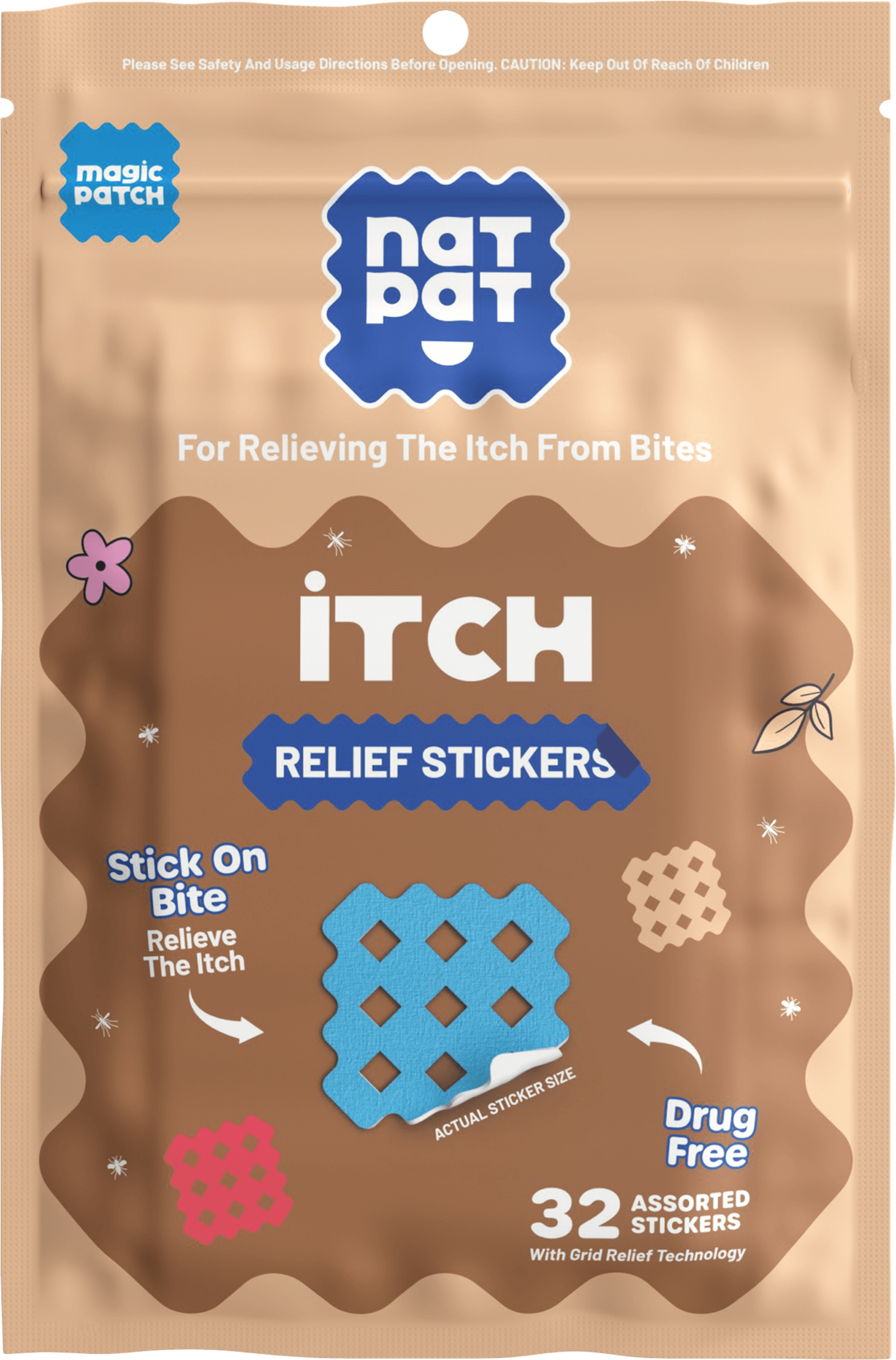 Itch Relief Stickers