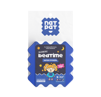 NatPat Kids Bedtime Sleep Promoting Sticker 16pk - 10 Resale Packs in a Display Box