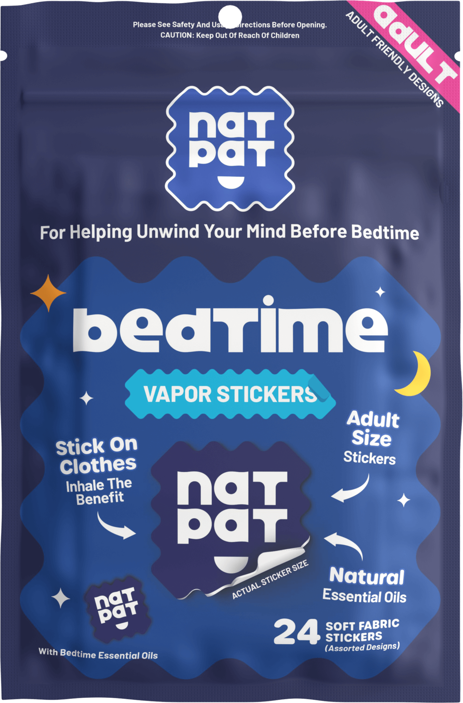 Bedtime Stickers for Adults