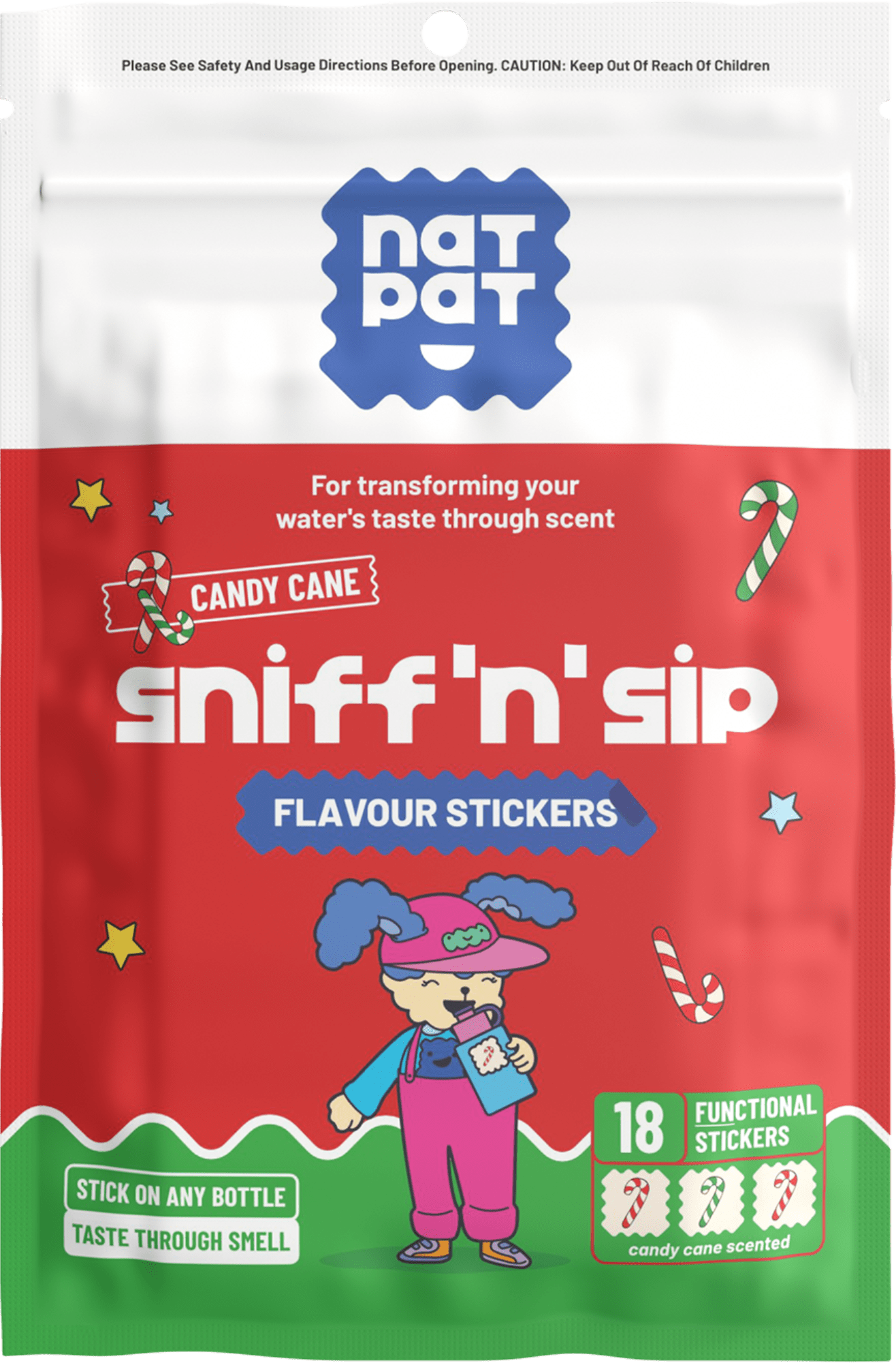 Sniff 'n' Sip Flavour Stickers