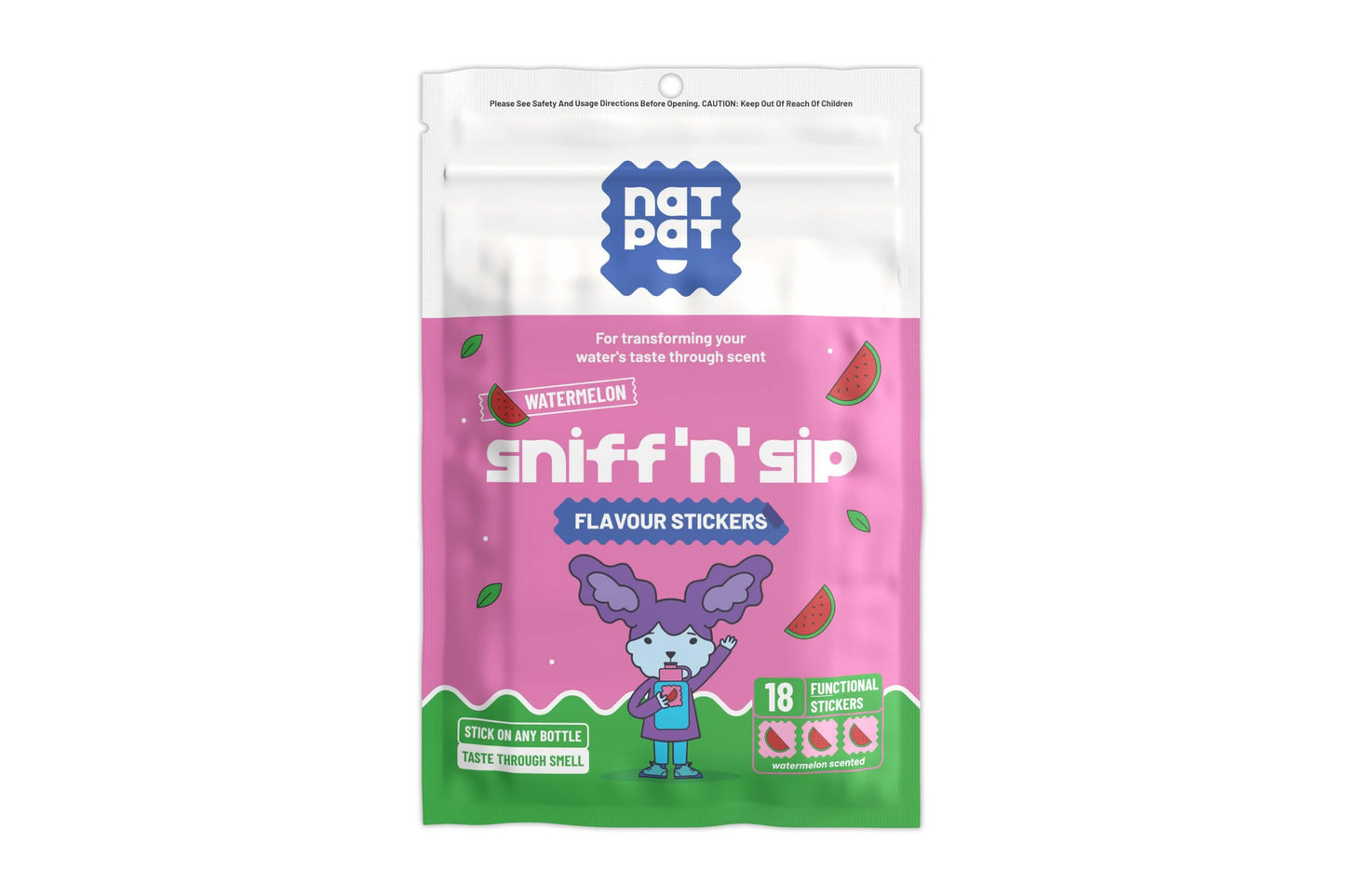 Sniff 'n' Sip Flavour Stickers