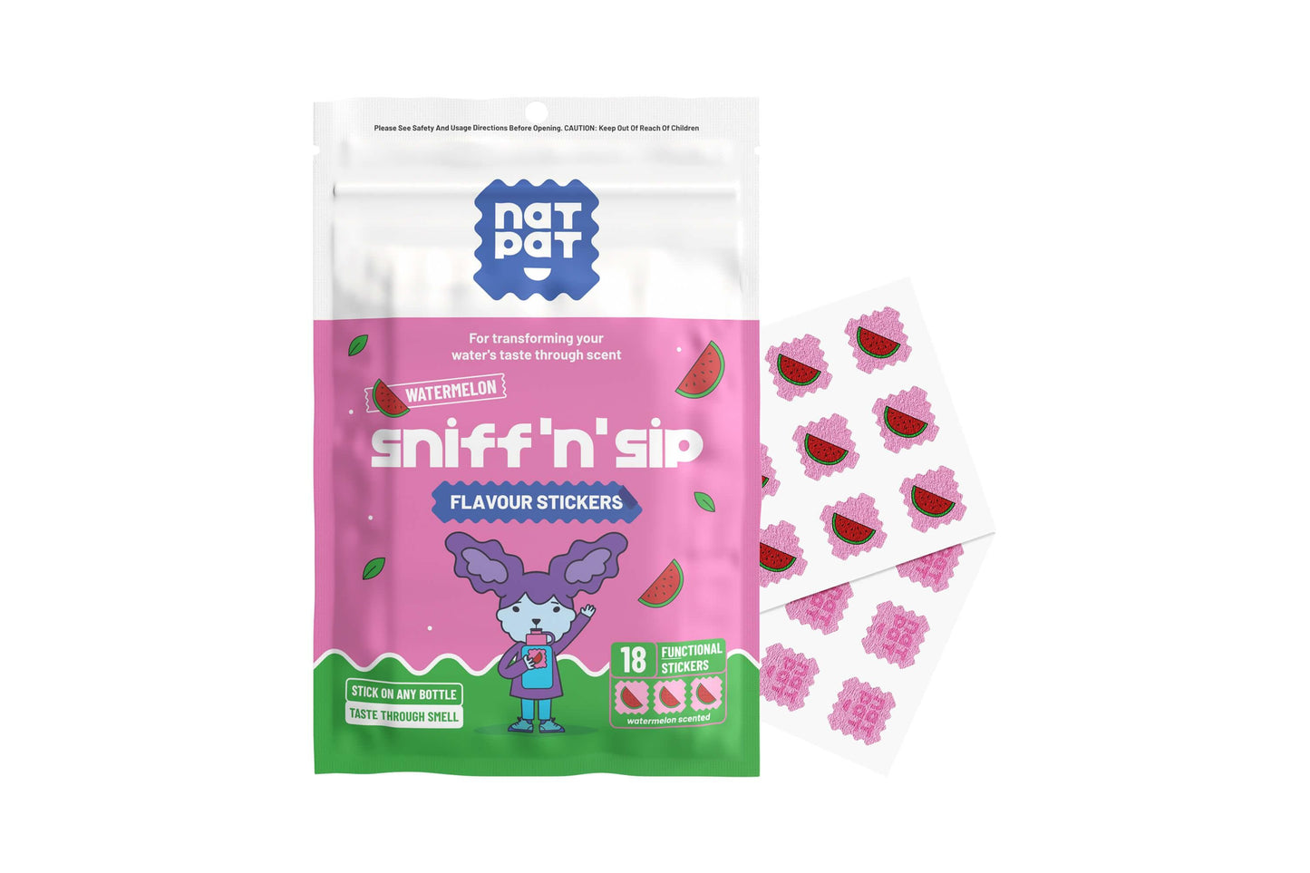 Sniff 'n' Sip Flavour Stickers