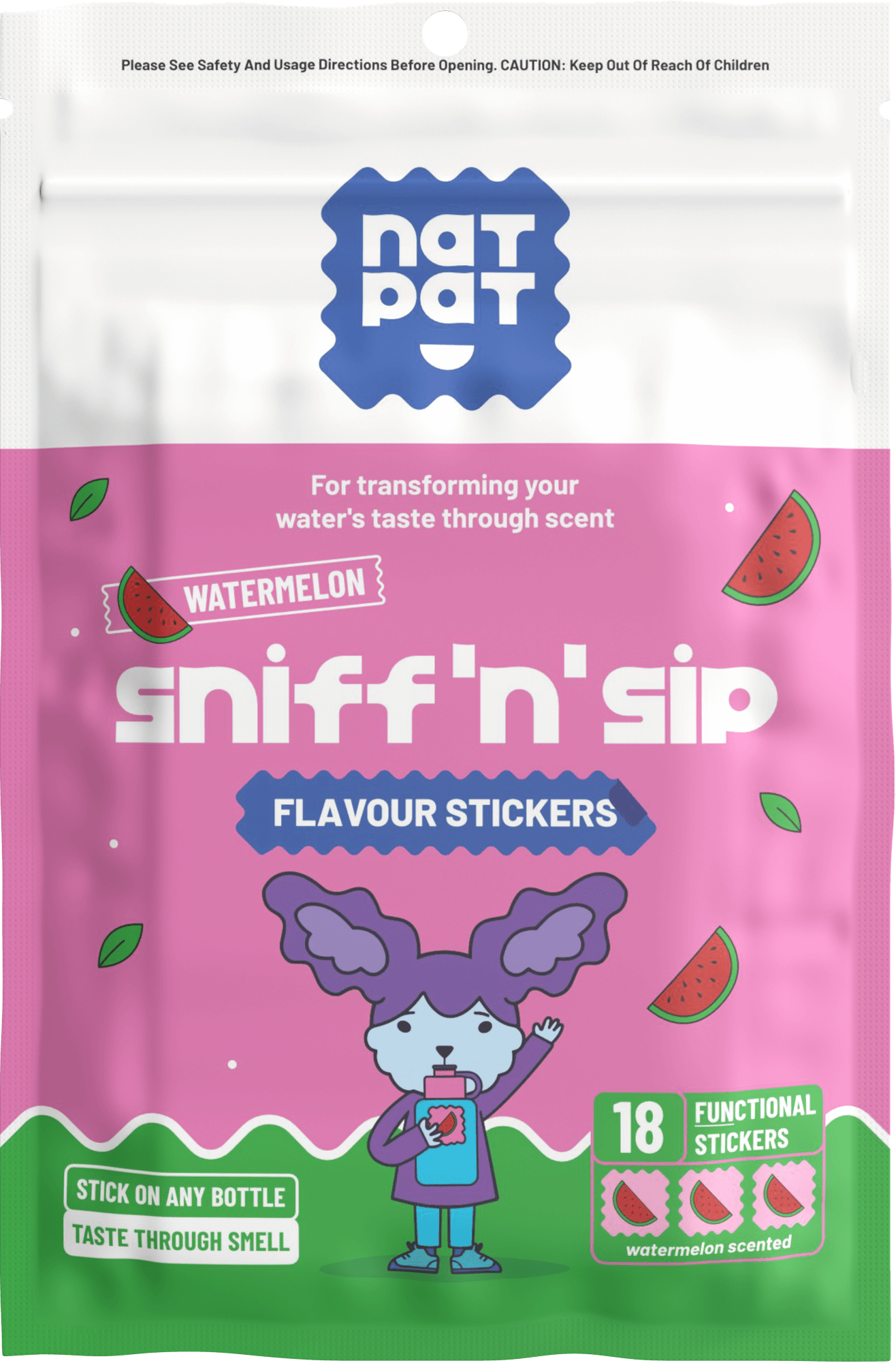 Sniff 'n' Sip Flavour Stickers