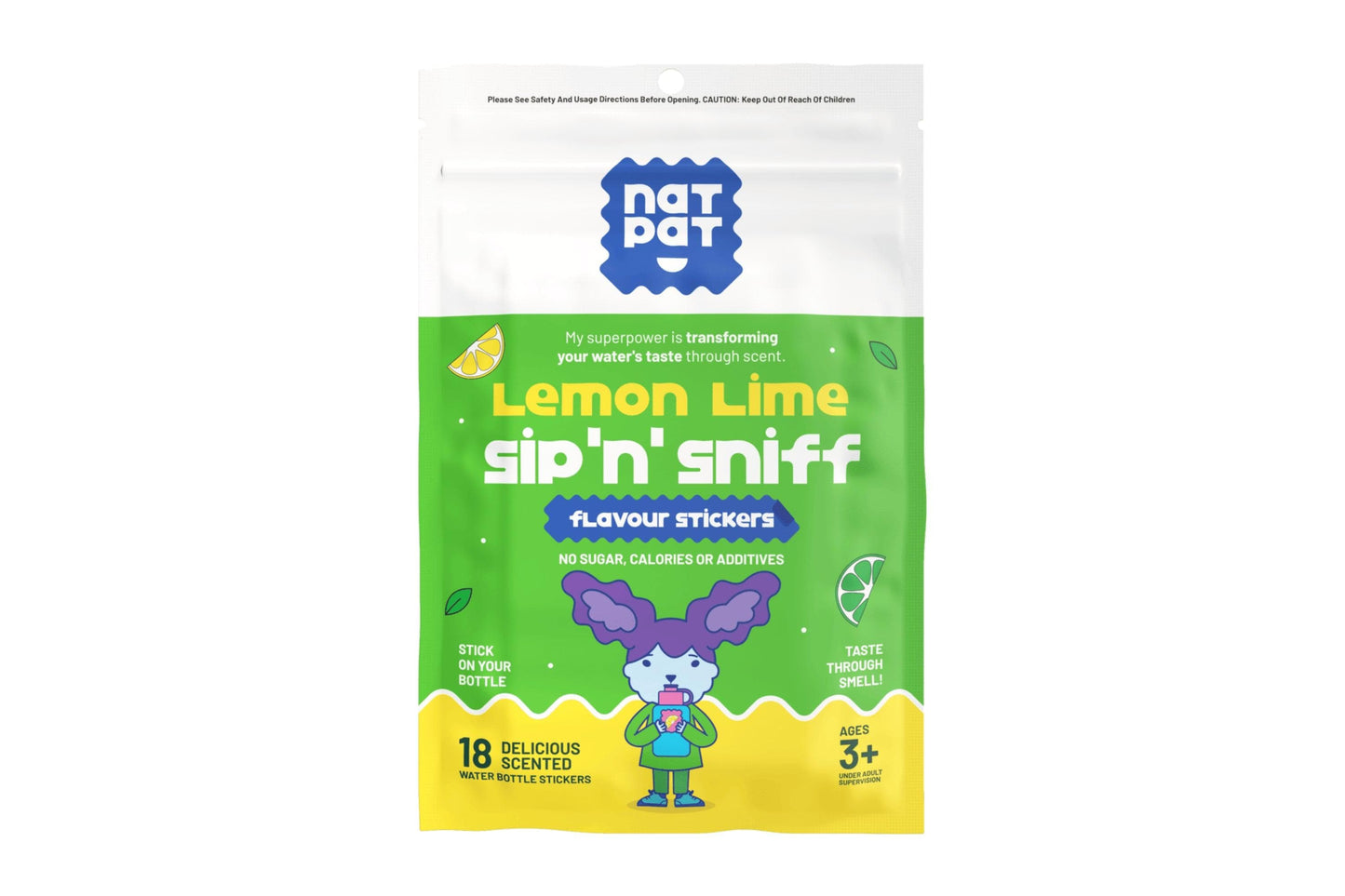 Sniff 'n' Sip Flavour Stickers