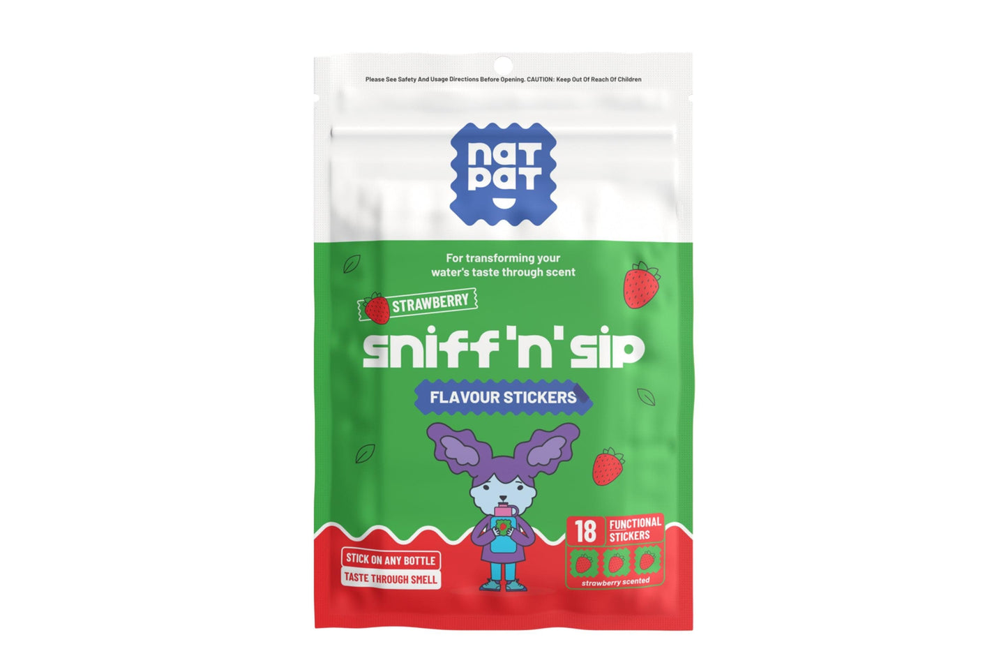 Sniff 'n' Sip Flavour Stickers