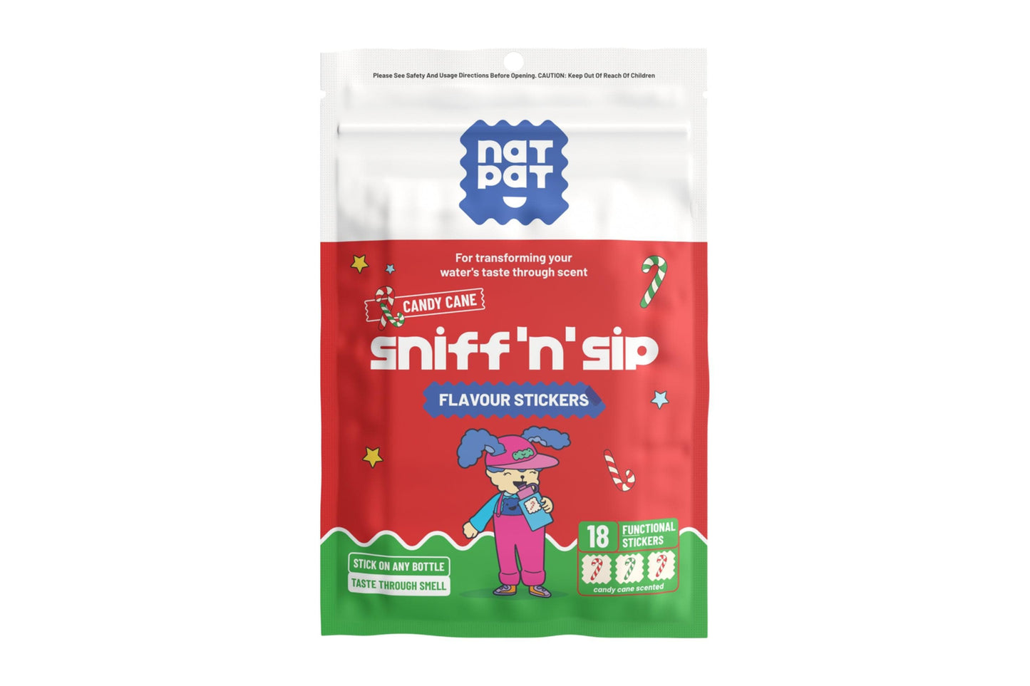 Sniff 'n' Sip Flavour Stickers